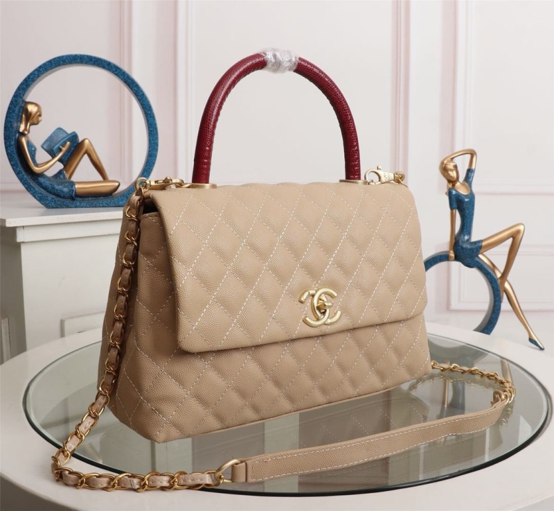 Ch**el top handle bags